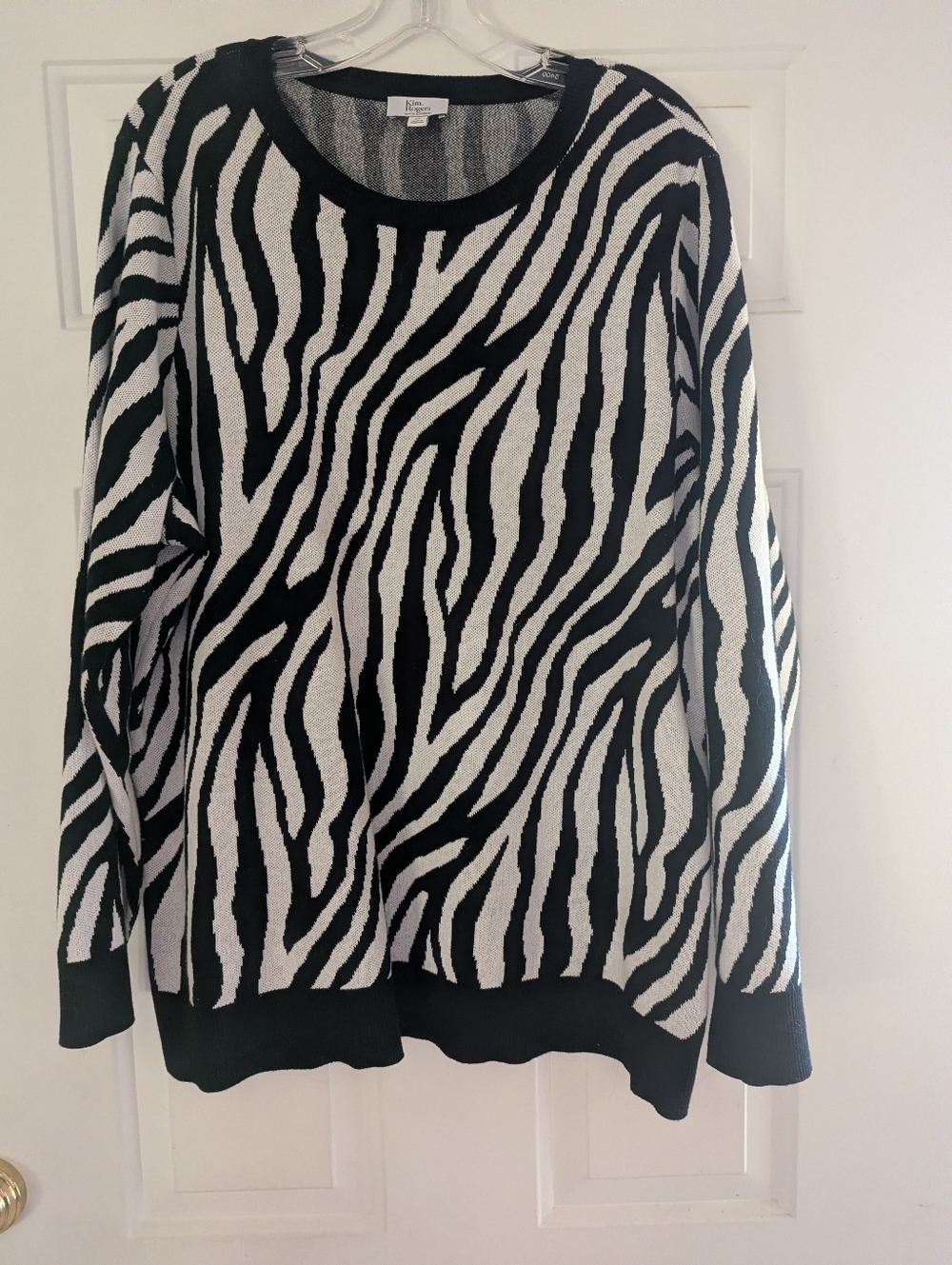 Zebra Print Sweater